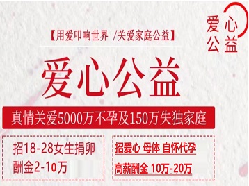 临颍捐卵助孕生子 爱心志愿者招募